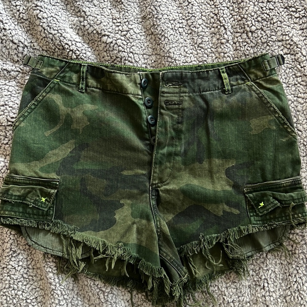 Free People We the Free Camo Shorts